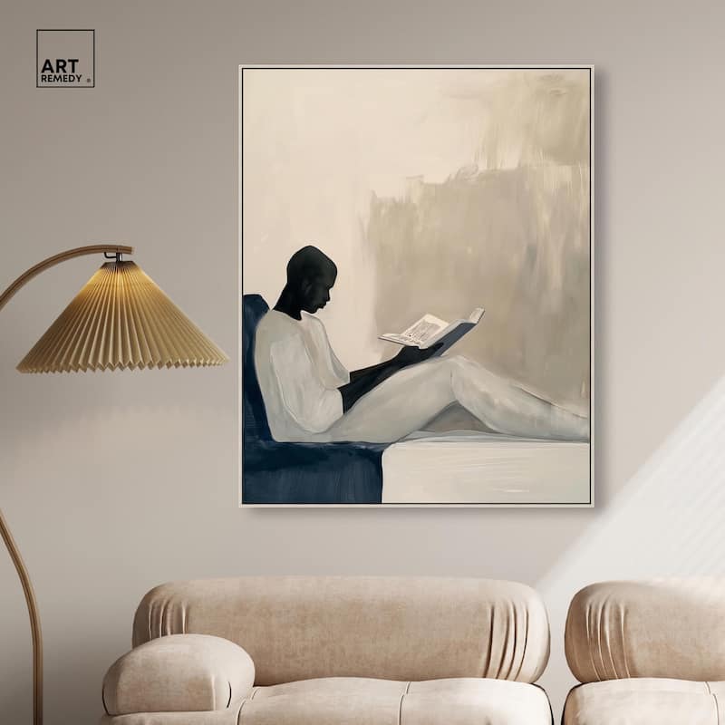 Void Reader I Canvas by Art Remedy