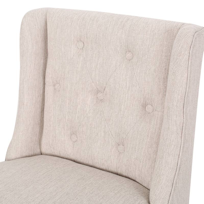 Landria Buttontufted Wingback Counter Stools (Set of 2) by Christopher