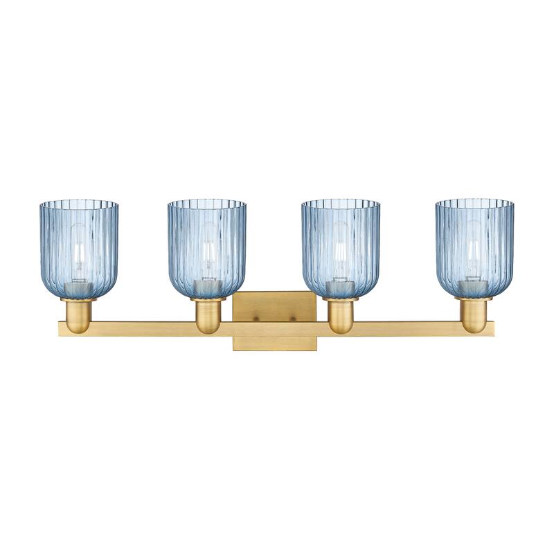 Innovations Lighting Downtown Urban - Bridal Veil - 4 Light 32" Bath Vanity Light