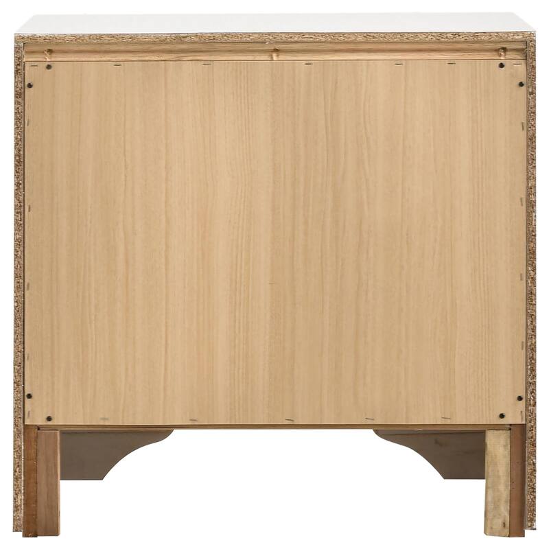 2-drawer Nightstand with Hidden Jewelry Tray，Suitable for bedrooms,living rooms,apartments