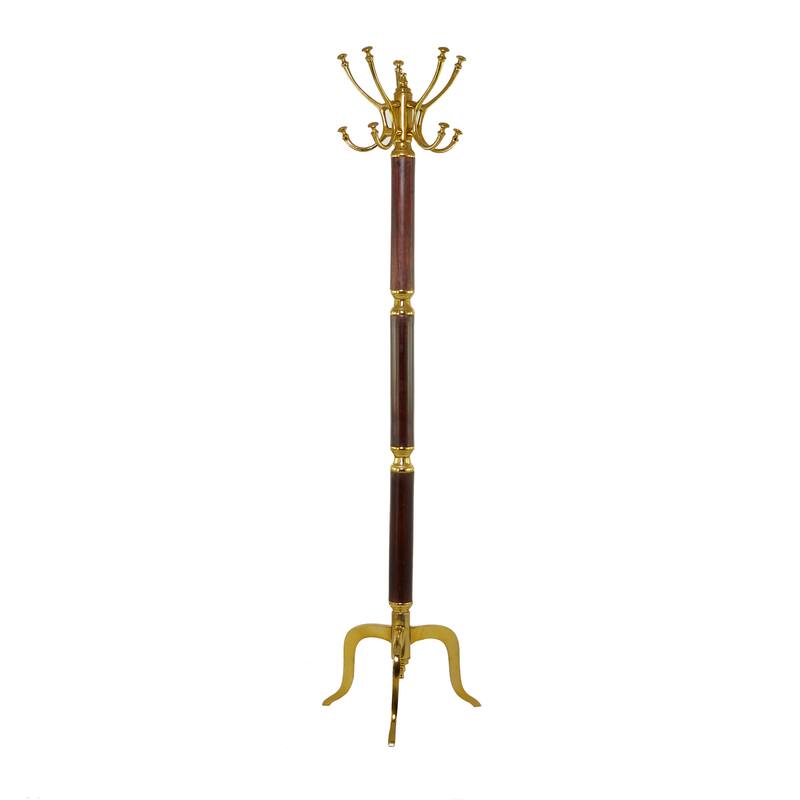 Aluminum Metal Coat Rack - Silver or Gold - Roche River Decor