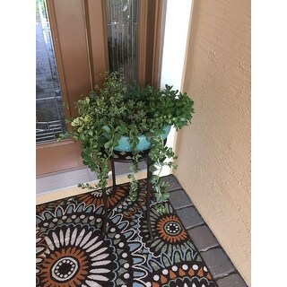 International Caravan Mandalay 16-inch Patio Side Table
