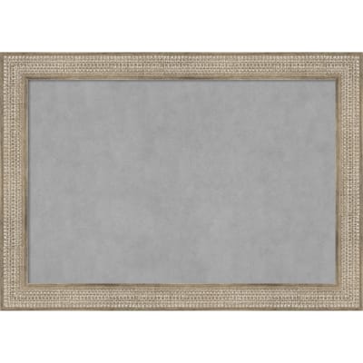 Amanti Art Trellis Silver Framed Magnetic Board