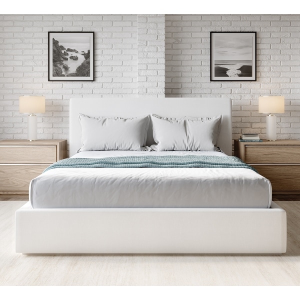 Cushioned platform outlet bed