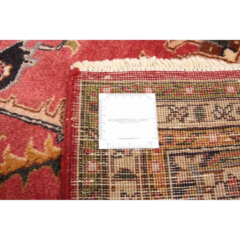 ECARPETGALLERY Hand-knotted Sarabi Red Wool Rug - 6'7 x 9'6