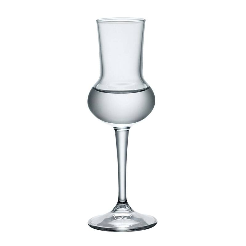 Bormioli Rocco Set of 6 Riserva Grappa Glasses - 2.75 oz.