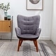 preview thumbnail 43 of 50, Carson Carrington Aasen Silky Velvet Tufted Accent Chair with Ottoman