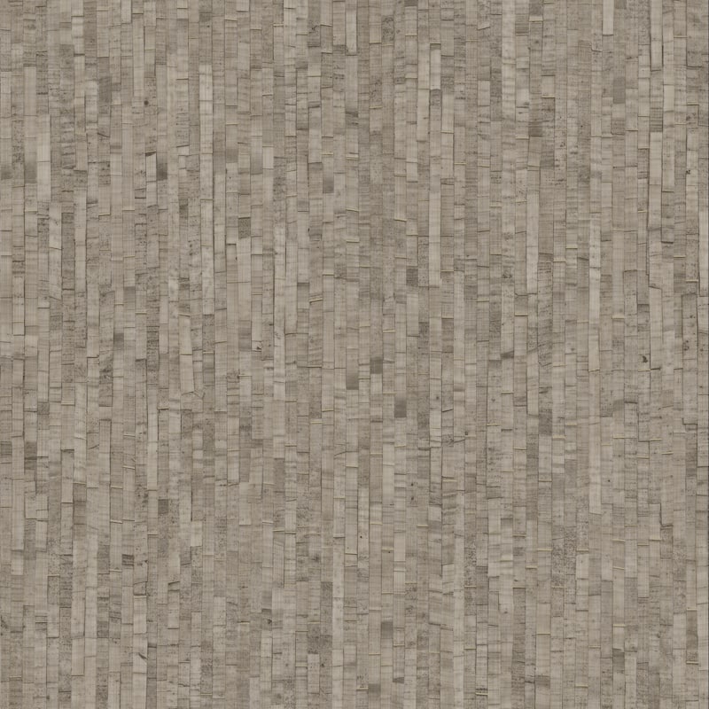 Veer Decor Faux Natural Straw Wallpaper - Tan