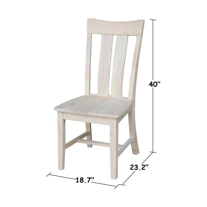 Ava Solid Wood Dining Chair - Set of Two