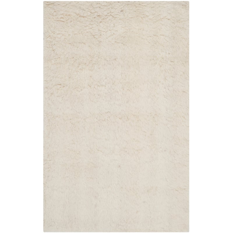 SAFAVIEH Handmade Flokati Jannine Shag Solid Wool Rug