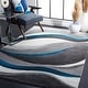 preview thumbnail 13 of 128, SAFAVIEH Hollywood Deep Mid-Century Modern Abstract Rug 10'6" x 14' - Grey/Turquoise