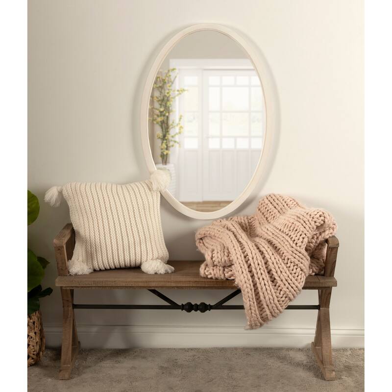 Kate and Laurel Hogan Oval Framed Wall Mirror