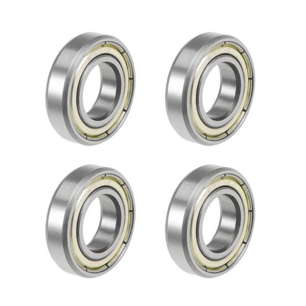 6901ZZ Deep Groove Ball Bearings Z2 12x24x6mm Double Shielded Carbon Steel 4pcs