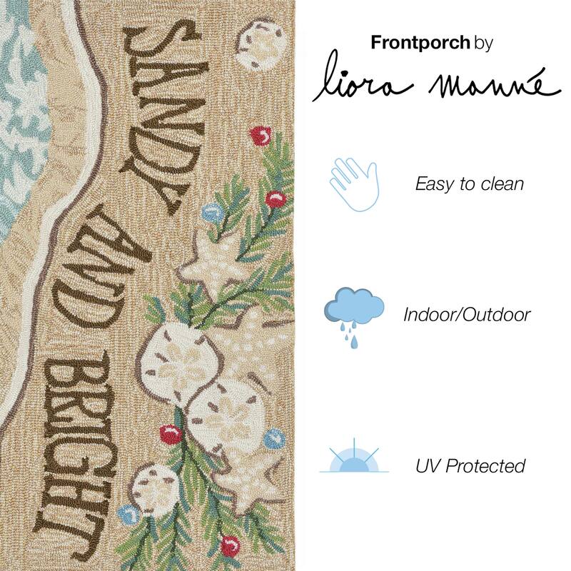 Liora Manne Frontporch Sandy & Bright Indoor/Outdoor Mat