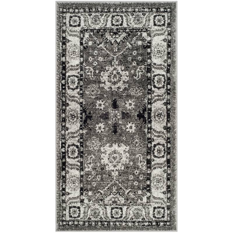 SAFAVIEH Vintage Hamadan Bridget Traditional Oriental Rug - 2'7" x 5' - Grey/Black