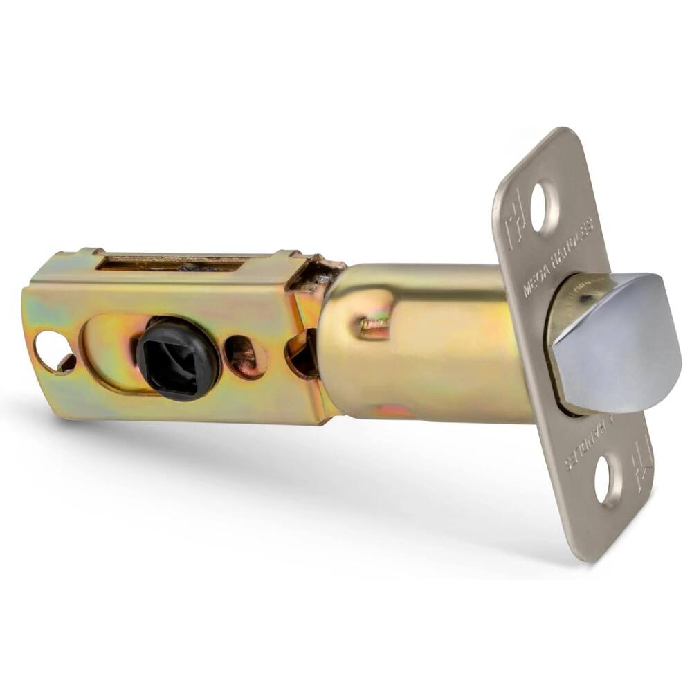 Mega Handles 2-Way Adjustable Door Latch | Universal Half Moon Spindles | For Hidden & Interior Door Lock Systems