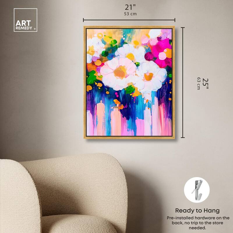 Contrast of Purity II Canvas by Art Remedy