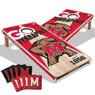 Maryland Terrapins NCAA 2x4 Cornhole Board Set