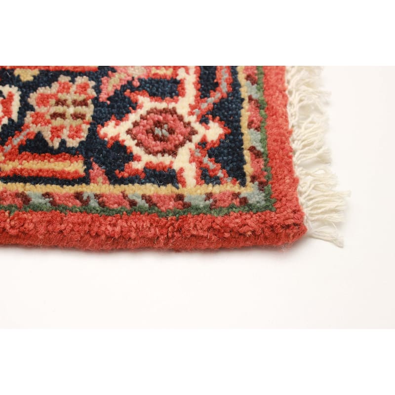 ECARPETGALLERY Hand-knotted Serapi Heritage Red Wool Rug - 2'7 x 19'9