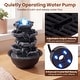 preview thumbnail 64 of 63, Costway Tabletop Water Fountain with Rolling Crystal Ball,