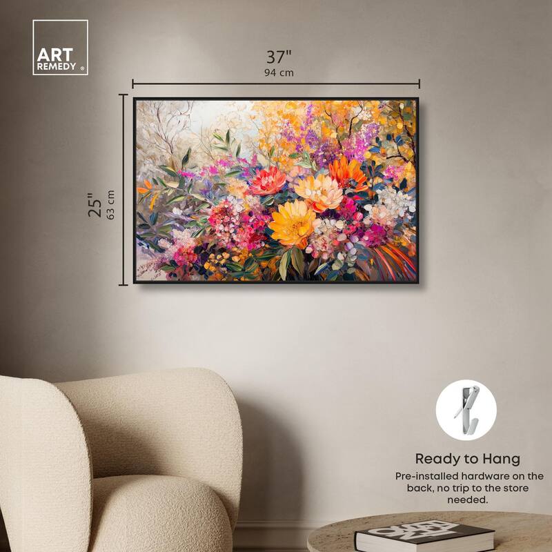 Amber Auras Canvas by Art Remedy