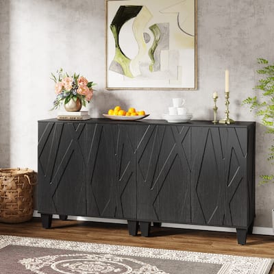 Large Sideboard Vintage Buffet Cabinet for Kitchen Dining Room