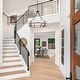 preview thumbnail 32 of 56, Dimmable Large Drum Glass Chandelier for Dining Room High Ceiling Living Room