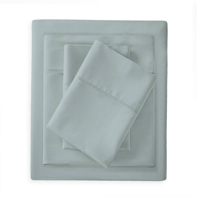 Purity Home 300-Thread Count Ultra-Soft & Silky Cotton Rayon Sheet Set