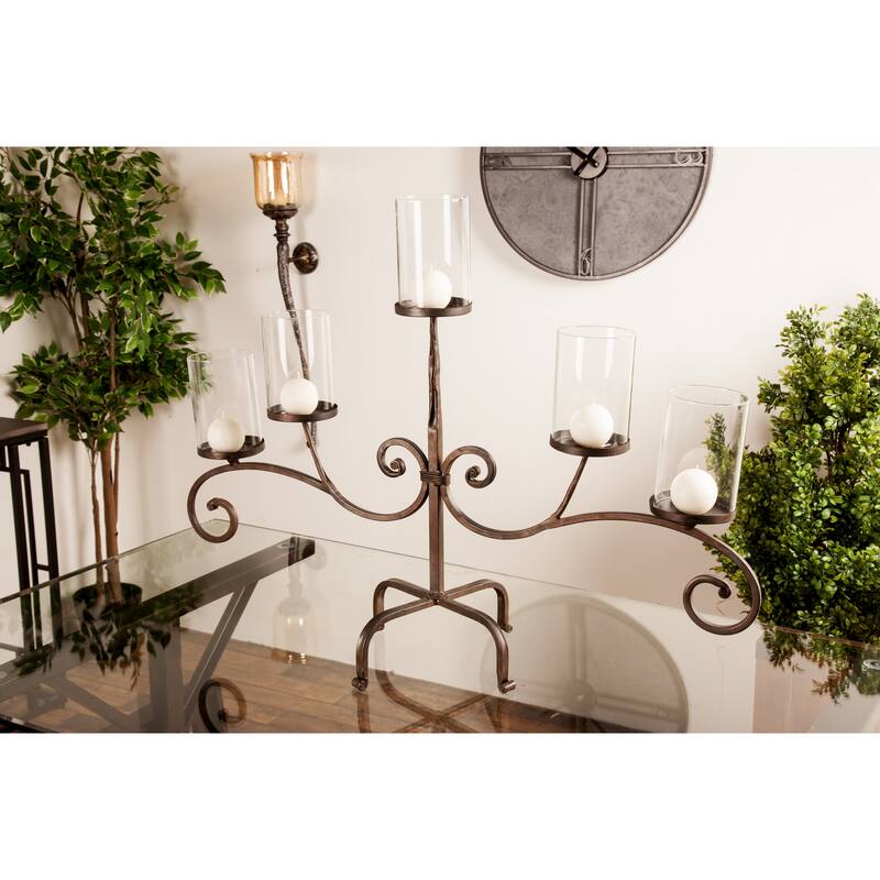 Black Iron Country Cottage Candelabra 21 x 36 x 13