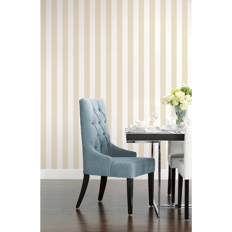 Galerie Wallcoverings Smart Stripes 2 Surface Stripe Vinyl on Non-Woven Matte Wallpaper Roll