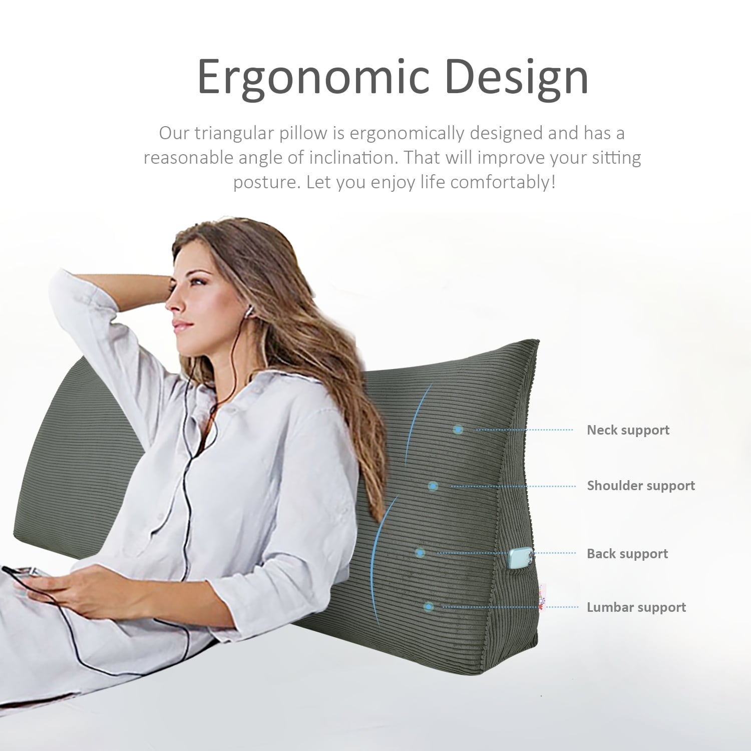 Large Back Support Pillow 