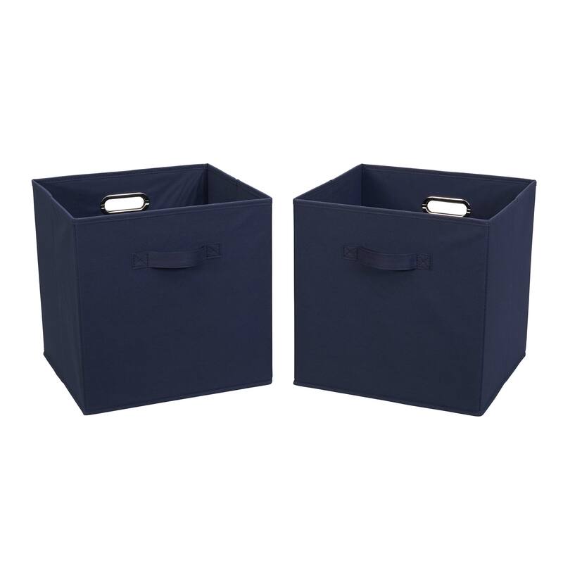 Household Essentials Fabric Storage Bins, Set of 2