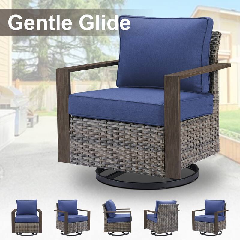 Gymojoy Outdoor Wicker Patio Furniture Sofa Set