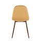 preview thumbnail 73 of 81, Pebble Mid-Century Modern Upholstered Accent / Dining Chair (Set of 2)