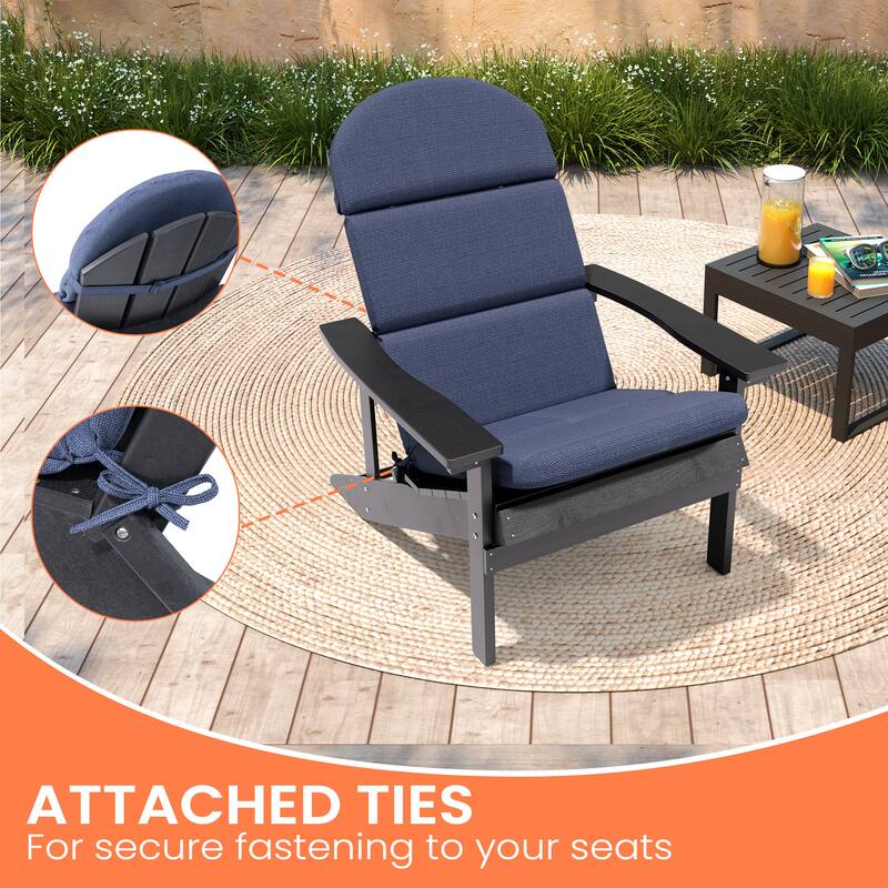 Outdoor Adirondack Chairs Cushion with Sunbrela Fabric