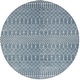 preview thumbnail 24 of 84, Nourison Astra Machine Washable Moroccan Area Rug 7'10" x Round - Blue - Round
