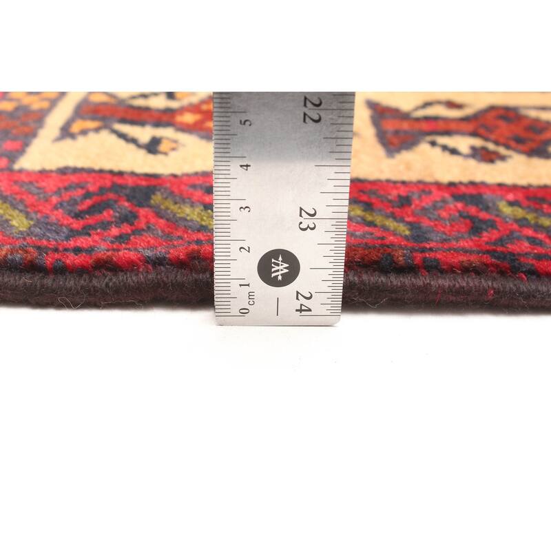 ECARPETGALLERY Hand-knotted Teimani Beige Wool Rug - 2'8 x 4'6