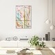 preview thumbnail 22 of 64, Bright Days, Pastel Bright Strokes Modern Gold Canvas Wall Art Print for Living Room