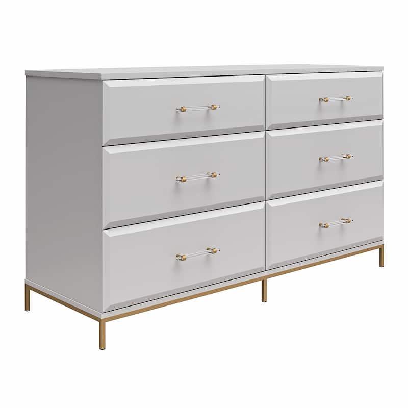 Mr. Kate Effie 6 Drawer Dresser - Grey