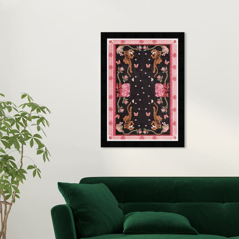 Wynwood Studio Tropical Night Life Framed Tropical Chinoiserie Art Prints