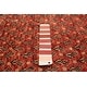 preview thumbnail 8 of 7, ECARPETGALLERY Hand-knotted Andelz Red Wool Rug - 3'5 x 13'7