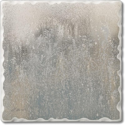 Absorbent Stone Tumbled Tile Coasters, Soaring Dawn, Set of 4