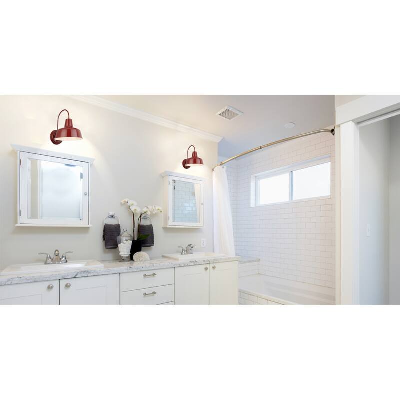 Design House Mason Single Light Open Bottom Outdoor Wall Sconce