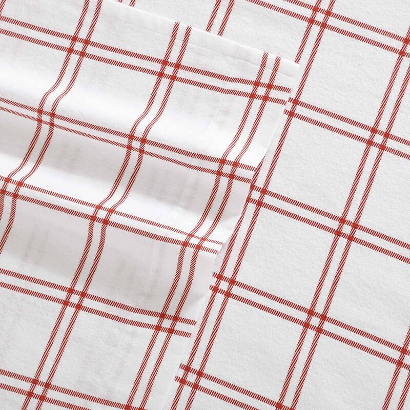 Eddie Bauer Printed Cotton Flannel Sheet Set