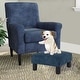 preview thumbnail 76 of 91, Adeco Ottoman Upholstered Fabric Footrest Pet Steps Dog Stair Stool