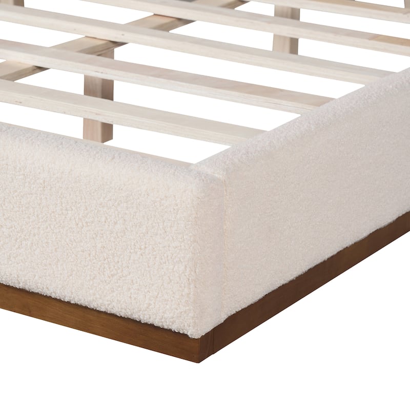 Christopher Knight Home - Colette Boucle Upholstered Bed with Headboard