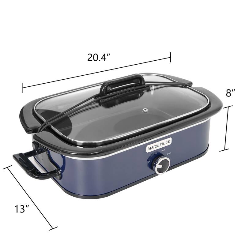 Magnifique 4-Quart Slow Cooker with Casserole Manual Warm Setting