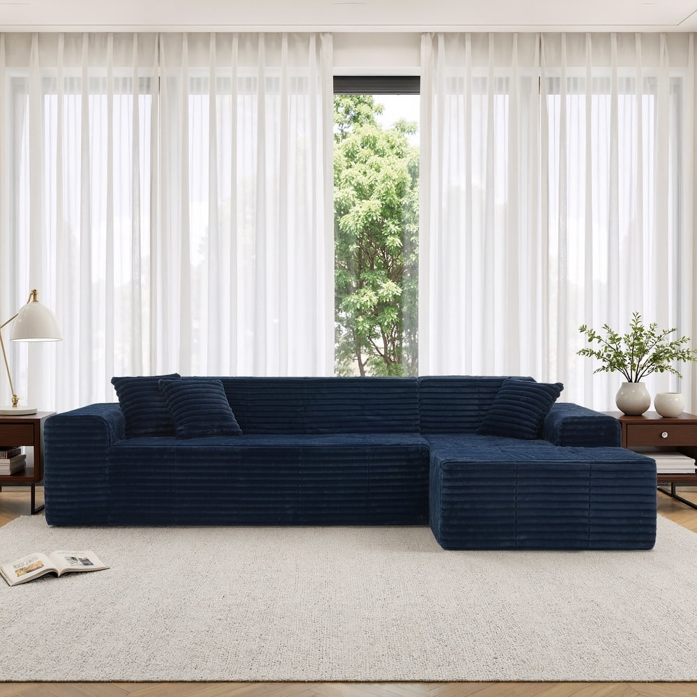 Free Combination Sectional Sofa Couch with L-Shape Chaise for Living Room