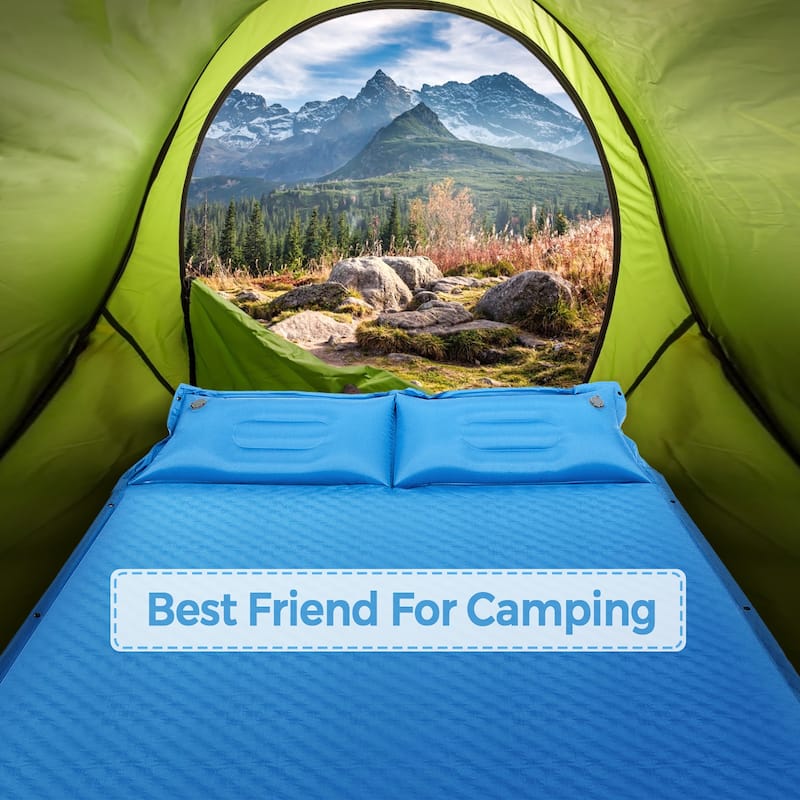 Goplus Full Size Self-Inflating Camping Mat Outdoor Sleeping Pad