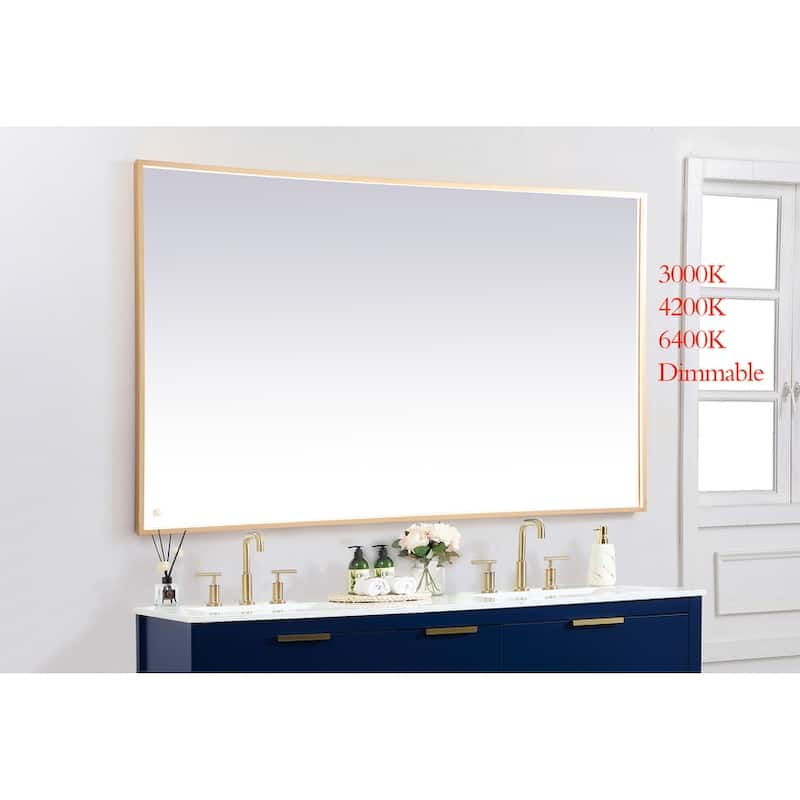 Indigo Home 42x72 inch LED mirror with adjustable color temperature